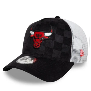 Czapka z daszkiem New Era Chicago Bulls Tonal Check 60595264 Czarny