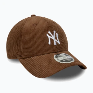 Czapka z daszkiem New Era Cord 9Forty Mcrown New York Yankees dark auburn/dark autumn