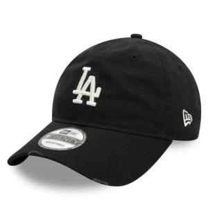 Czapka z daszkiem New Era LA Dodgers Distressed 9TWENTY 60595229 Czarny