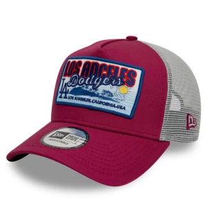 Czapka z daszkiem New Era La Dodgers Mlb Patch 9Forty 60595249 Czerwony