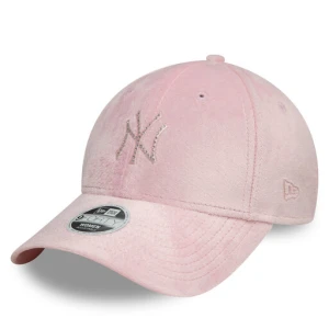 Czapka z daszkiem New Era New York Yankees Diamante Velour 9Forty 60595353 Różowy