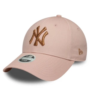 Czapka z daszkiem New Era New York Yankees Metallic 9FORTY 60667375 Różowy