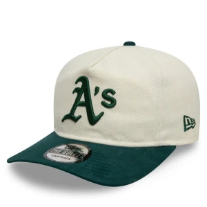 Czapka z daszkiem New Era Script Oakland Athletics Golfer 60595252 Biały