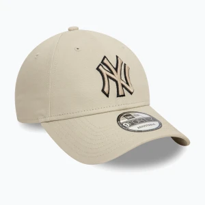 Czapka z daszkiem New Era Team Outline 9Forty New York Yankees light beige