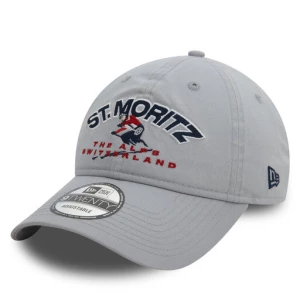 Czapka z daszkiem New Era Washed St. Moritz Ski 9TWENTY 60580868 Szary