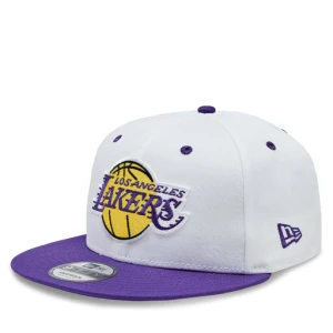 Czapka z daszkiem New Era White Crown Patch 950 Lakers 60364274 Biały