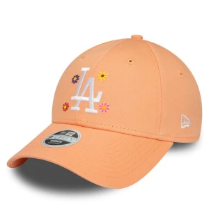 Czapka z daszkiem New Era Wmns Flower 940 La Dodgers 60435013 Pomarańczowy