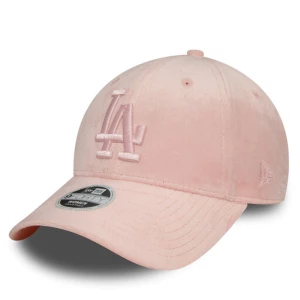 Czapka z daszkiem New Era Wmns Velour 940 La Dodgers 60503610 Różowy