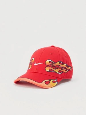 Czapka z daszkiem Nike czerwony