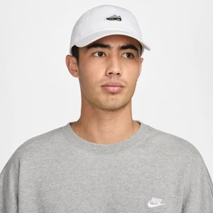 Czapka z daszkiem o nieusztywnianej konstrukcji Nike Club - Biel