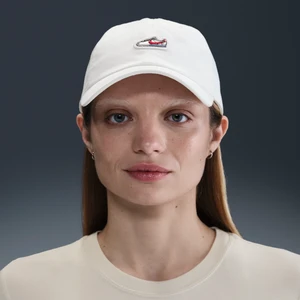 Czapka z daszkiem o nieusztywnianej konstrukcji z naszywką Cortez Nike Club - Biel