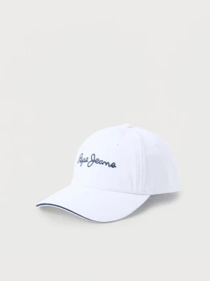 Czapka z daszkiem Pepe Jeans biały