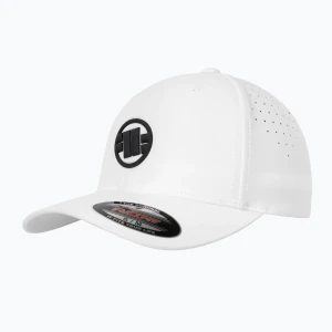 Czapka z daszkiem Pitbull Full Cap ,,Logo" Tech Witch Perforated white