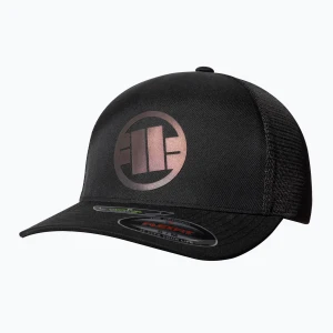 Czapka z daszkiem Pitbull Mesh Full Cap Logo Iridescent Flexfit black