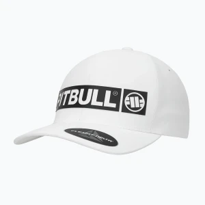Czapka z daszkiem Pitbull Snapback ,,Hilltop" Stretch Fitted white