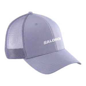 Czapka z daszkiem Salomon Trucker blue granite Fioletowy