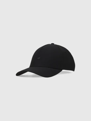 Czapka z daszkiem strapback uniseks - czarna 4F