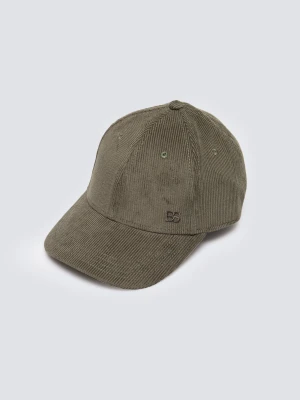 Czapka z daszkiem sztruksowa khaki Cordi 301 BIG STAR