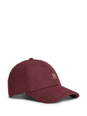 Czapka z daszkiem Tommy Hilfiger bordowy