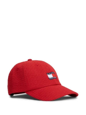 Czapka z daszkiem Tommy Hilfiger czerwony