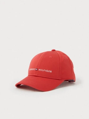 Czapka z daszkiem Tommy Hilfiger czerwony