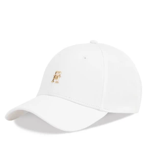 Czapka z daszkiem Tommy Hilfiger Elevated Chic Cap AW0AW17128 Biały