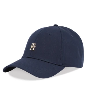 Czapka z daszkiem Tommy Hilfiger Elevated Chic Cap AW0AW17128 Granatowy