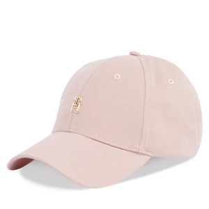 Czapka z daszkiem Tommy Hilfiger Elevated Chic Cap AW0AW17128 Różowy