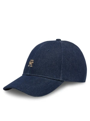 Czapka z daszkiem Tommy Hilfiger Elevated Chic Denim AW0AW17137 Granatowy