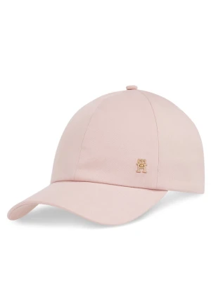 Czapka z daszkiem Tommy Hilfiger Elevated Chic Soft Cap AW0AW17138 Różowy