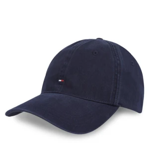 Czapka z daszkiem Tommy Hilfiger Essential Flag Soft Cap AW0AW17131 Granatowy