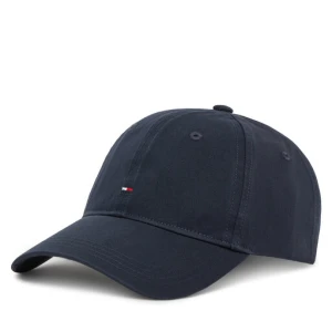 Czapka z daszkiem Tommy Hilfiger Essential Flag Soft Cap AW0AW17632 Granatowy