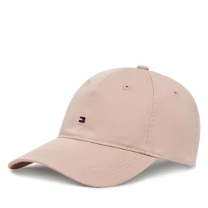 Czapka z daszkiem Tommy Hilfiger Essential Flag Soft Cap AW0AW17632 Różowy