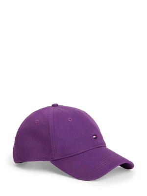 Czapka z daszkiem Tommy Hilfiger fioletowy