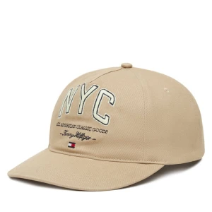 Czapka z daszkiem Tommy Hilfiger Flag Seasonal 5 Panel AM0AM13562 Beżowy