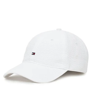 Czapka z daszkiem Tommy Hilfiger Flag Seersucker 6 Panel AM0AM13427 Biały