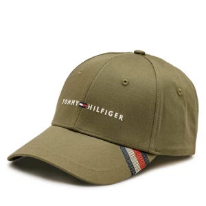 Czapka z daszkiem Tommy Hilfiger Foundation Cotton 6 Panel Cap AM0AM12532 Khaki