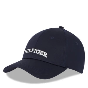 Czapka z daszkiem Tommy Hilfiger Hilfiger Prep Cap AW0AW16040 Granatowy