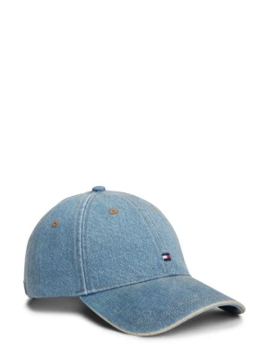 Czapka z daszkiem Tommy Hilfiger jasnoniebieski denim