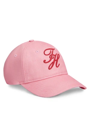Czapka z daszkiem Tommy Hilfiger Logo Embroidery Baseball Cap AW0AW18338 Różowy