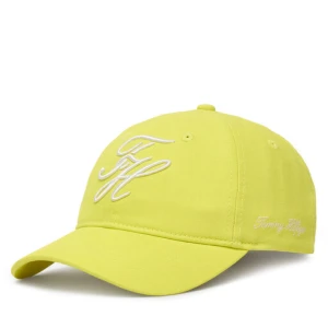 Czapka z daszkiem Tommy Hilfiger Logo Embroidery Baseball Cap AW0AW18338 Zielony