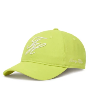 Czapka z daszkiem Tommy Hilfiger Logo Embroidery Baseball Cap AW0AW18338 Zielony