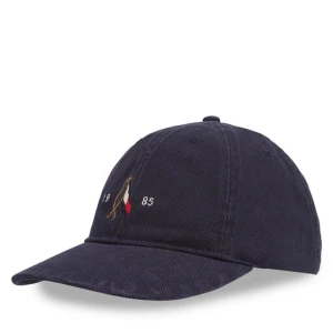 Czapka z daszkiem Tommy Hilfiger Seasonal Flag Wash 6 Panel Cap AM0AM13348 Granatowy