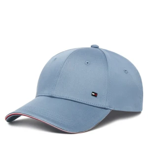 Czapka z daszkiem Tommy Hilfiger Th Corporate Cotton 6 Panel AM0AM12035 Błękitny