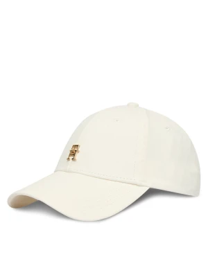 Czapka z daszkiem Tommy Hilfiger Th Elevated Chic Cap AW0AW17631 Biały