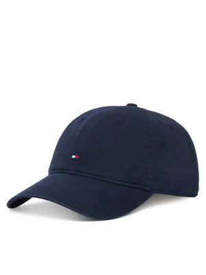 Czapka z daszkiem Tommy Hilfiger Th Flag Soft 6 Panel Cap AM0AM14099 Granatowy
