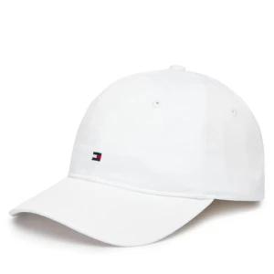 Czapka z daszkiem Tommy Hilfiger Th Flag Soft 6 Panel Cap AW0AW17781 Biały