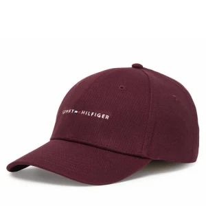 Czapka z daszkiem Tommy Hilfiger Th Foundation Hct 6 Panel Cap AM0AM14045 Bordowy