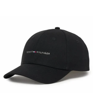 Czapka z daszkiem Tommy Hilfiger Th Foundation Hct 6 Panel Cap AM0AM14045 Czarny