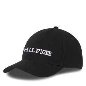 Czapka z daszkiem Tommy Hilfiger Th Monotype Soft 6 Panel Cap AM0AM12154 Czarny